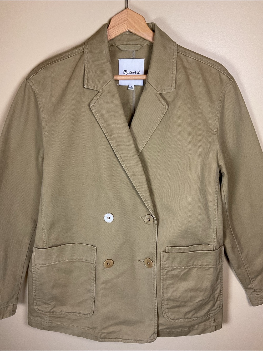 Madewell Women’s Crossover Blazer Jacket Size M